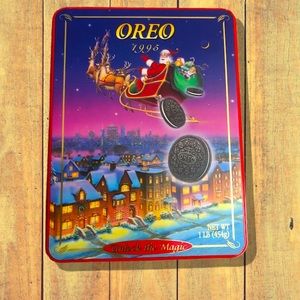 SALE!! 2x Vintage Collectable Christmas Oreo Tins